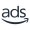 Logo de Amazon Ads, ecosistema publicitario para el posicionamiento de productos y aumento de ventas en el marketplace de Amazon.
