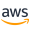 Logo de Amazon Web Services (AWS), proveedor líder de servicios e infraestructura en la nube para arquitecturas de datos.