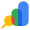 Logo de Google Search Console, plataforma para la monitorización del rendimiento y la indexación en el buscador de Google.