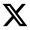 Logo de X (anteriormente Twitter), plataforma de microblogging para comunicación en tiempo real y atención al cliente.