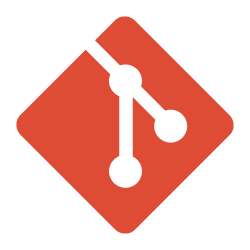 Logo de Git, sistema de control de versiones esencial para el desarrollo colaborativo de proyectos de datos.