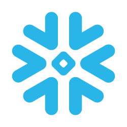 Logo de Snowflake, Data Warehouse en la nube para el almacenamiento y análisis elástico de datos corporativos.