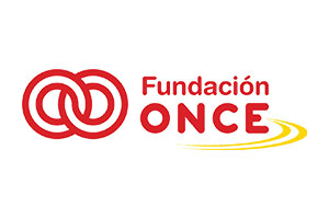 Logo de Fundación Once, referente en el sector con presencia en el equipo docente de la UCM.