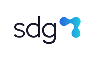 Logo de SDG Group, referente en el sector con presencia en el equipo docente de la UCM.