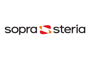 Logo de Sopra Steria, referente en el sector con presencia en el equipo docente de la UCM.