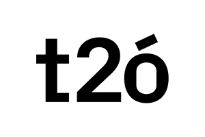 Logo de T2ó, referente en el sector con presencia en el equipo docente de la UCM.